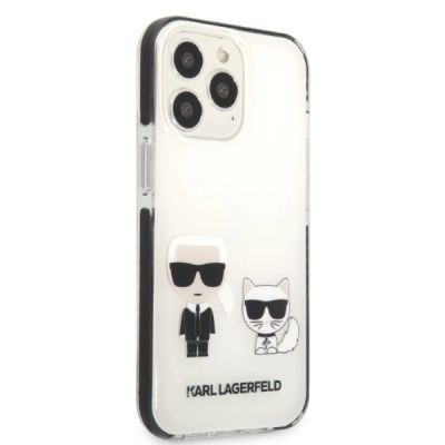 4. Karl Lagerfeld KLHCP13XTPEKCW iPhone 13 Pro Max 6.7" Hardcase weiß/weiß Karl&Choupette