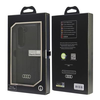 8. Audi Kunstleder MagSafe Case für Samsung Galaxy Z Fold 6 - Schwarz