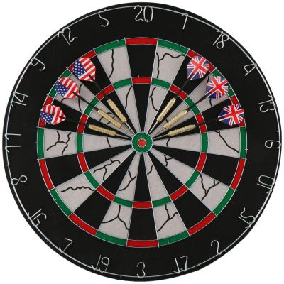 DART DELUXE 45CM UND 6 DARTS