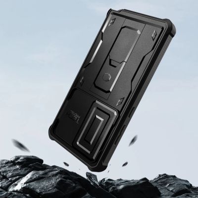5. Tech-Protect Kevlar Cam+ Hülle für Samsung Galaxy S25 Ultra - Schwarz