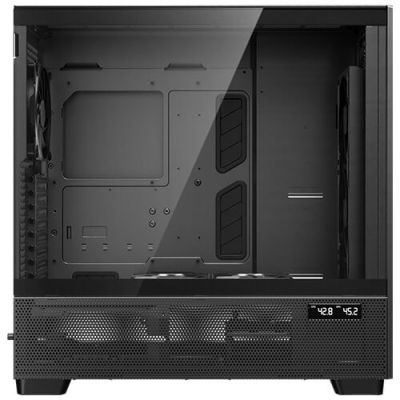 8. Antec FLUX PRO Full Tower Schwarz, Holz