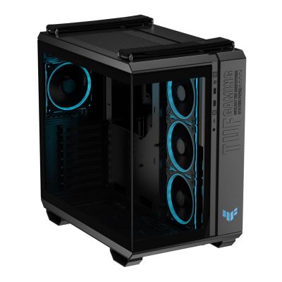 6. Asus TUF GAMING GT502 HORIZON TG ARGB SCHWARZES Gehäuse