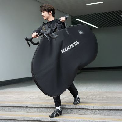 7. Rockbros D002 Elastische Transporttasche für 26" Rennräder und Mountainbikes - Schwarz