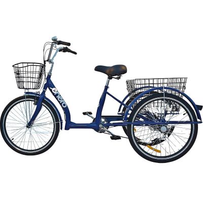 11. Dreirad, 24 Zoll, Marineblau, Shimano 7-Gang, Unterrahmen 1060965
