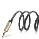 7. Ugreen Kabel Audiokabel Miniklinke 3,5 mm - 2 x Klinke 6,35 mm 2 m grau (AV126)