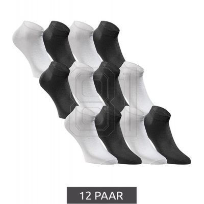 2. Jack&Jones Unisex-Socken 12er-Pack 12260511 BLK/WHT