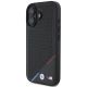 2. BMW M Perforated Tricolor Line MagSafe Hülle für iPhone 16 Plus – Schwarz