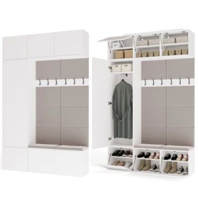 4. GARDEROBE HAGA III 1SZ2W WEISS