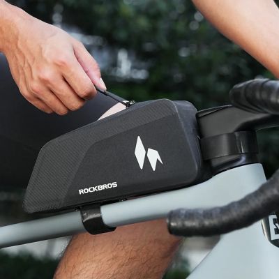 10. Rockbros AS-151 RideMate Wasserdichte Oberrohrtasche - Schwarz