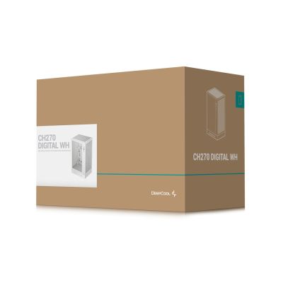 14. DeepCool CH270 Digital WH Gehäuse (R-CH270-WHNDM0-G-1)
