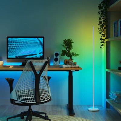 3. Nanoleaf NL7204K0201A070 Intelligente Stehleuchte mit WLAN/Bluetooth, 22 W