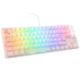 Ducky One 3 Aura White TKL Gaming-Tastatur, RGB-LED - MX-Speed-Silber