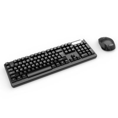 4. Inca IWS-549U Tastatur und Maus inklusive, kabellos (RF) + USB, Schwarz