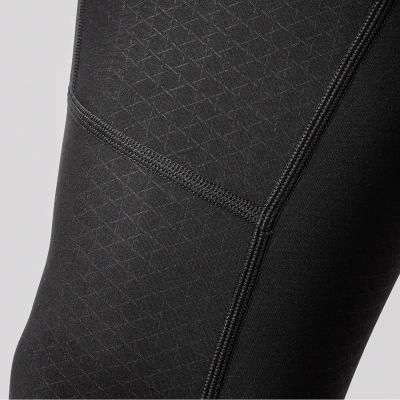 4. Rockbros YDCK012-1 Lange Fleece-Trägerhose mit Polsterung, Größe S – Schwarz