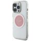 2. Guess IML Metal Colored Circle Classic Logo MagSafe iPhone 16 Pro Hülle - Rosa