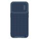 Nillkin Textured S Case iPhone 14 Pro Max gepanzerte Hülle mit Kameraabdeckung blau