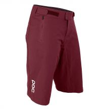 POC 52761-1121 RESISTANCE ENDURO LT WO SHORTS CARBON burgund