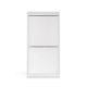 11. Modularer Kleiderschrank OPENO SET 260/200 WEISS – Schubladen, Kleiderstangen und Regalböden, groß, fürs Schlafzimmer