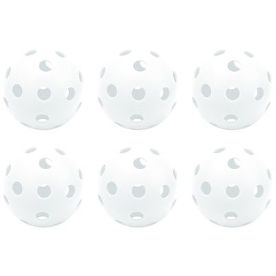 8. UNIHOC Spielbälle Weiß Enero 6 Stück