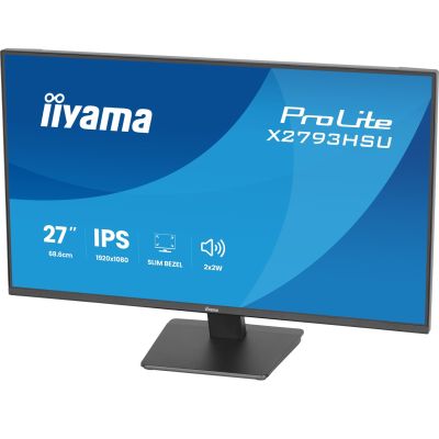 16. iiyama ProLite X2793HSU-B1 Computermonitor 68,6 cm (27") 1920 x 1080 px Full HD LED Schwarz