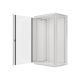 5. Lanberg WF01-6422-10S Rack-Schrank (22 HE; 1080 mm / 600 mm / 450 mm; Wandmontage; Glas; 19 Zoll; grau)