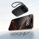 7. Baseus EnerFill FC31 QPow3 10000mAh 45W Powerbank mit Digitalanzeige und 2 integrierten USB-C-Kabeln – Schwarz