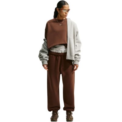 7. Nike Studio Fleece Damen-Sweatshirt Braun IM8082 259