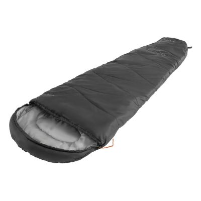 Easy Camp 240201 Schlafsack für Erwachsene, Mumienform, Polyester, Schwarz