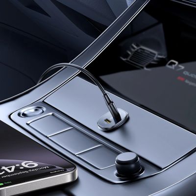 7. Baseus GoTrip 2 x USB-C 30W Autoladegerät - Schwarz