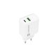 2. NATEC RIBERA USB-A + USB-C 20W POWER DELIVERY WEISSES LADEGERÄT NUC-2061