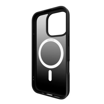2. Puro Gradient MagSafe Silikonhülle für iPhone 16 Pro Max – Schwarz