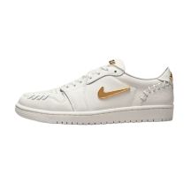 Air Jordan 1 Low Method of Make Wmns „Weiß/Metallic Gold“ Damen-Sportschuhe - FN5032-100
