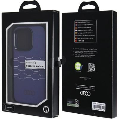 7. Audi IML MagSafe Hülle für iPhone 15 Pro – blau