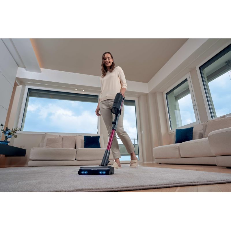 73. Hoover HF610HX 011 Akku-Staubsauger, beutellos, 0,7 l, 650 W, lila, 4 Ah