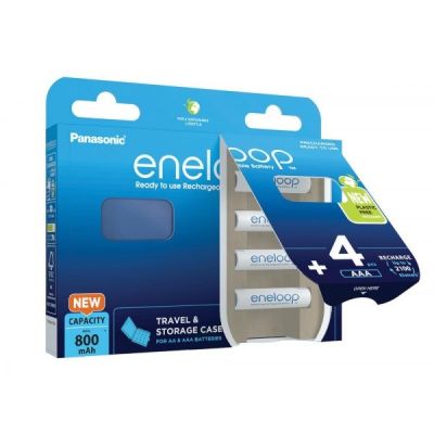 2. PANASONIC ENELOOP AAA 800mAh 4 Stück + Box
