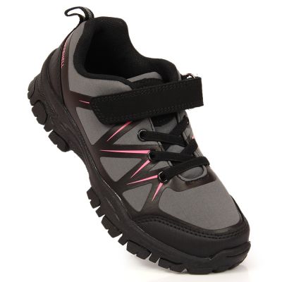 4. American Club Jr AM902A Wanderschuhe mit Klettverschluss, Grau 