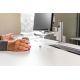 7. BakkerElkhuizen Q-doc 515 Board mit Dokumentenclip Acryl, Kunststoff, Stahl Transparent