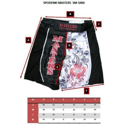 3. Masters Jr. Kinder MMA Shorts-SM-5000 065000-M
