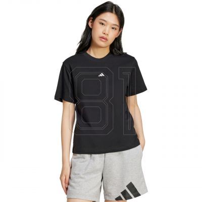 2. adidas Essentials Small Logo Cotton T-shirt W JC5943