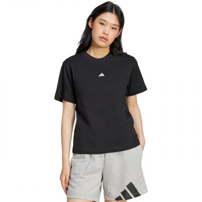 2. adidas Essentials Baumwoll-T-Shirt mit kleinem Logo W JC5943