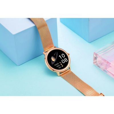 12. Damen-Smartwatch RUBICON RNBE66 Schwarz SMARUB124