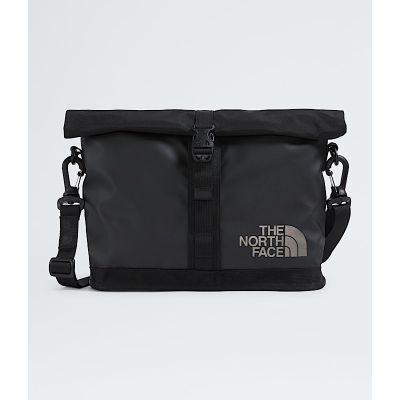 The North Face Base Camp Nylon, Polyester Schwarze Unisex-Schultertasche