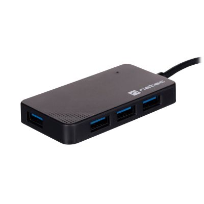 5. Hub NATEC Moth NHU-1342 (4x USB 3.0; schwarz)