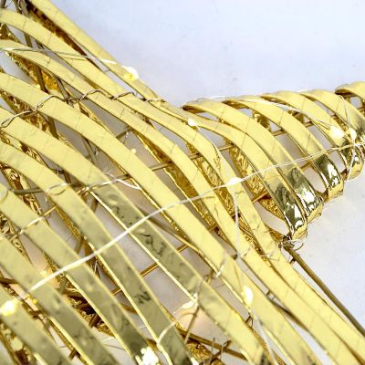 3. DEKORATIVER STERN 20 LED 30 CM GOLD
