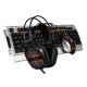 5. Marvo CM303 Tastatur mit USB-Gaming-Maus (Schwarz/Silber)
