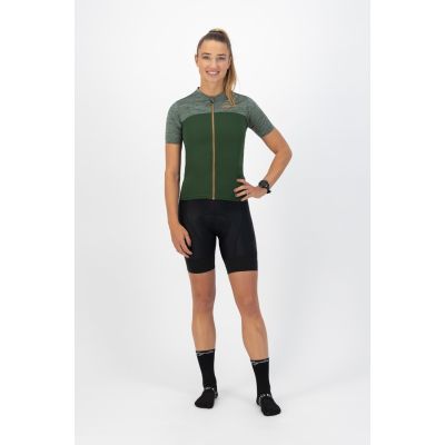 3. Rogelli MELANGE Damen-T-Shirt grün S