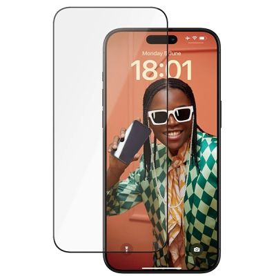 2. PanzerGlass Ceramic Protection Keramikglas für iPhone 15 Pro Max mit Positionierer