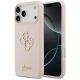 Guess Silikonhülle mit großem 4G-Schriftzug für iPhone 17 Pro Max – Pink