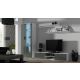 4. TV-Schrank SOHO 180 weiß/grau glänzend