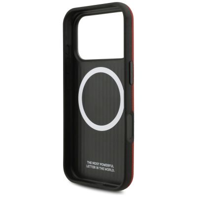 7. BMW M FW MagSafe Hülle mit Metalllogo für iPhone 17 Pro – Rot